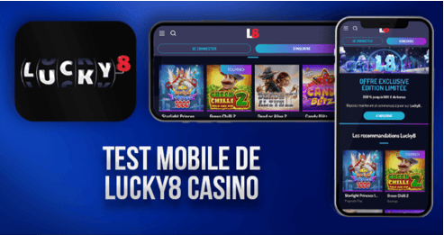 Application mobile Lucky8 Casino